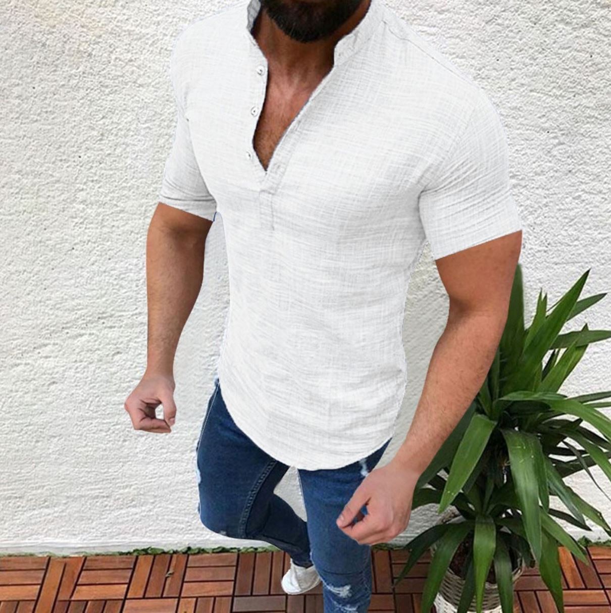 Camisa Gozzi LION WEAR Branco GG 